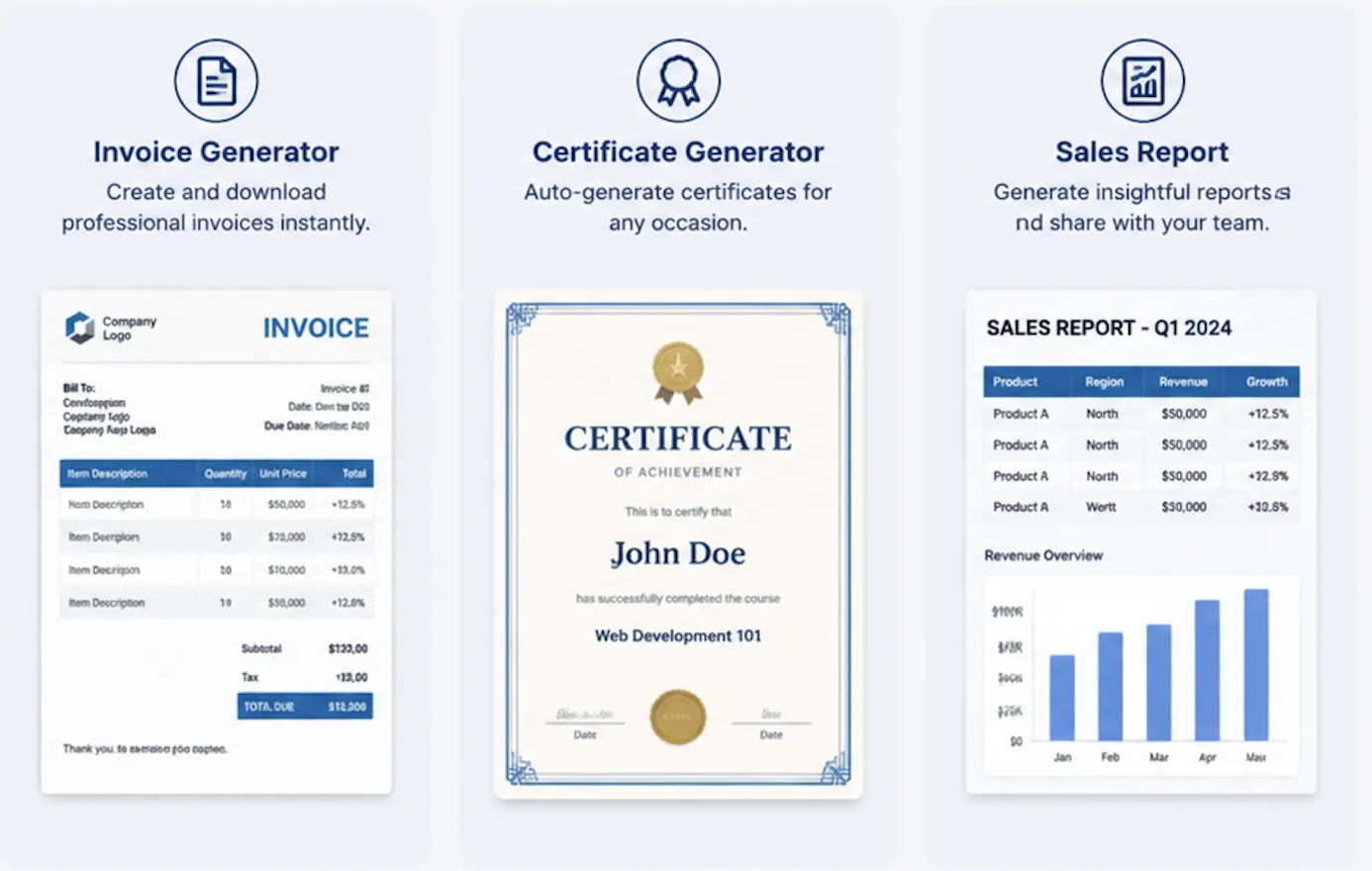PDF API Hub - Generate documents at scale