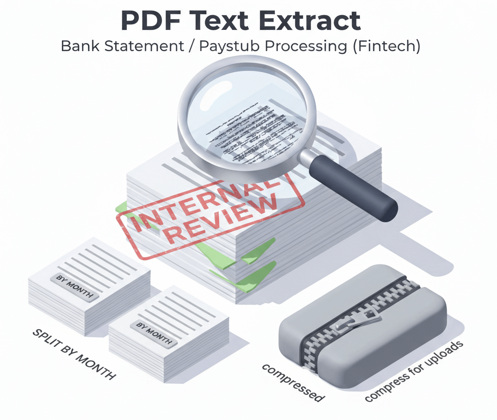 Bank Statement & Paystub Processing